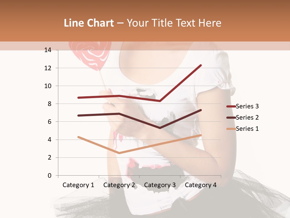 Cheerful Beautiful Licking PowerPoint Template
