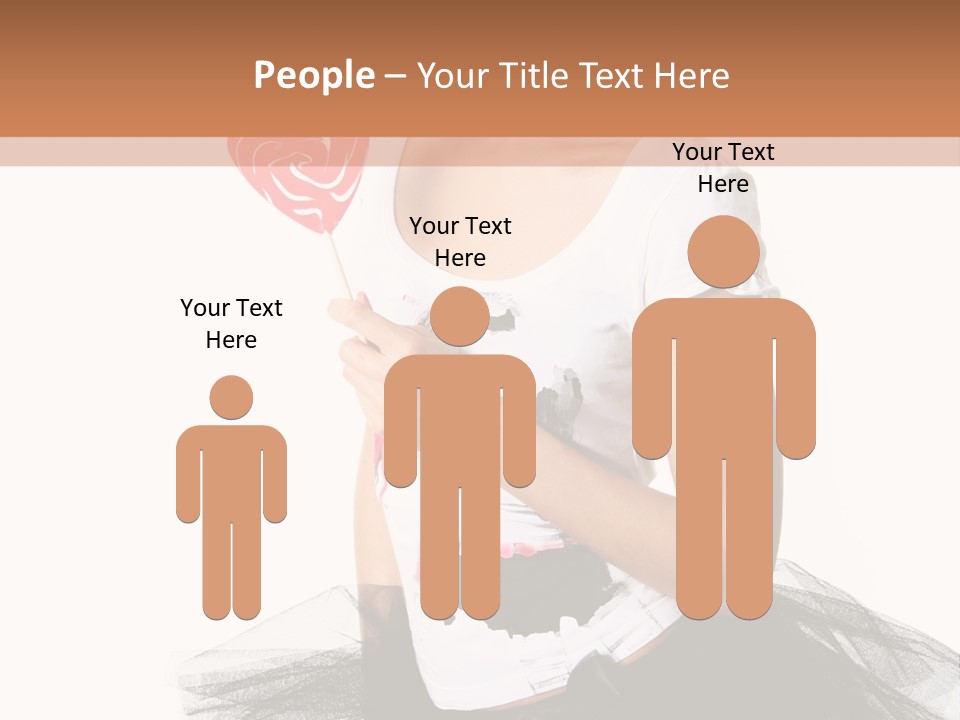 Cheerful Beautiful Licking PowerPoint Template