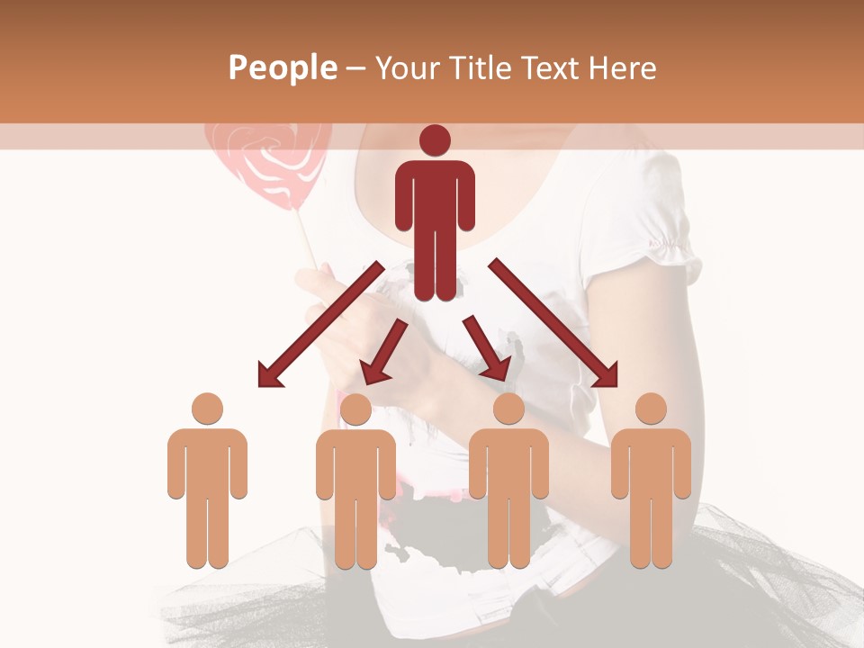 Cheerful Beautiful Licking PowerPoint Template