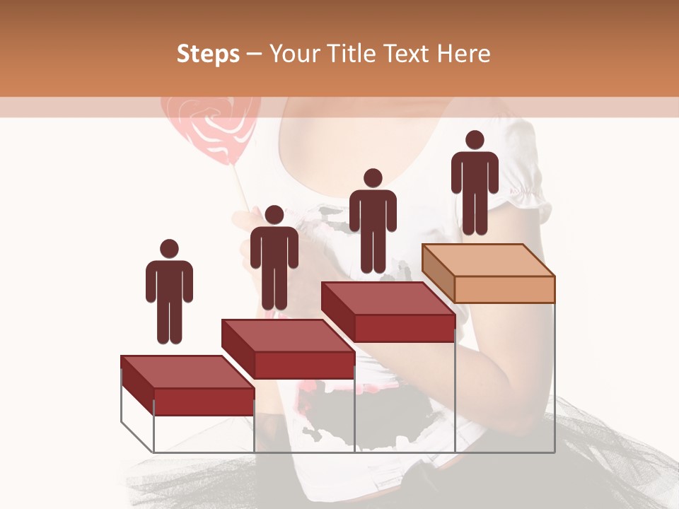 Cheerful Beautiful Licking PowerPoint Template