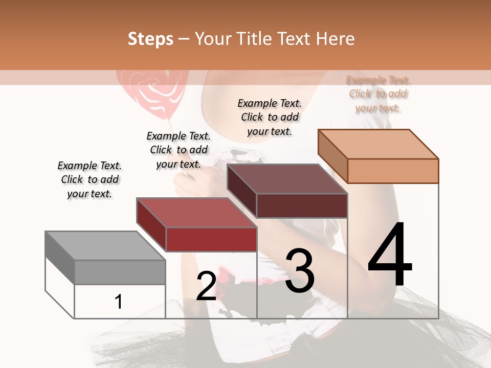 Cheerful Beautiful Licking PowerPoint Template