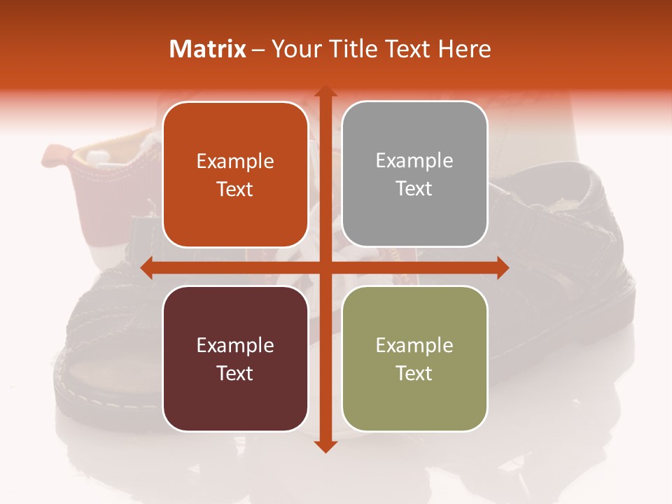 Sandals Accessories Pregnancy PowerPoint Template