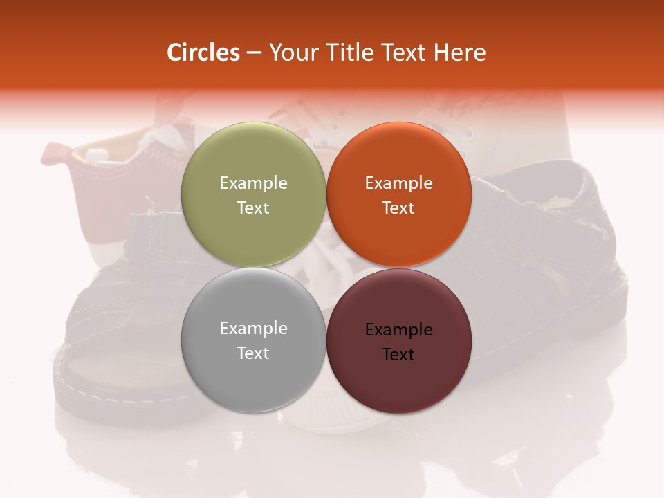 Sandals Accessories Pregnancy PowerPoint Template