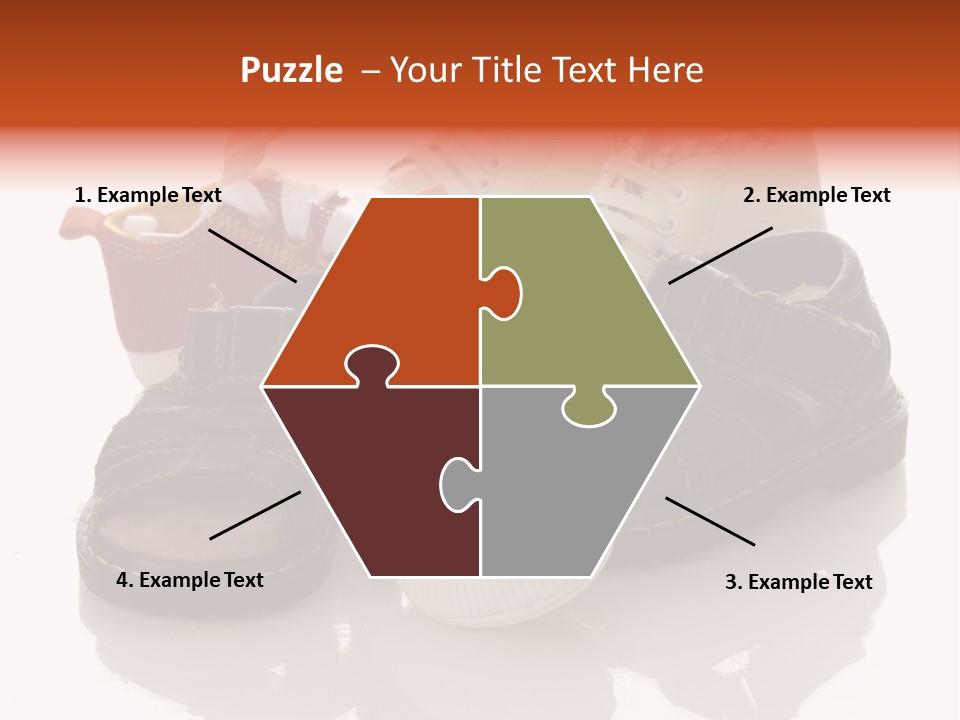 Sandals Accessories Pregnancy PowerPoint Template