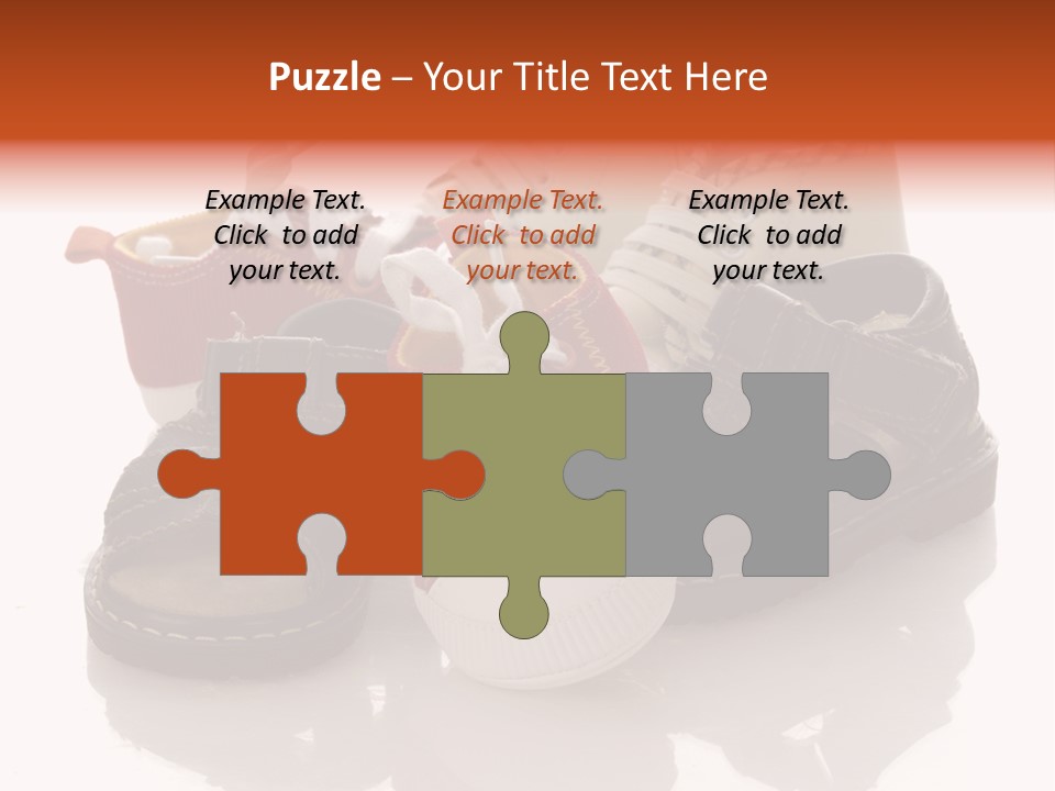 Sandals Accessories Pregnancy PowerPoint Template