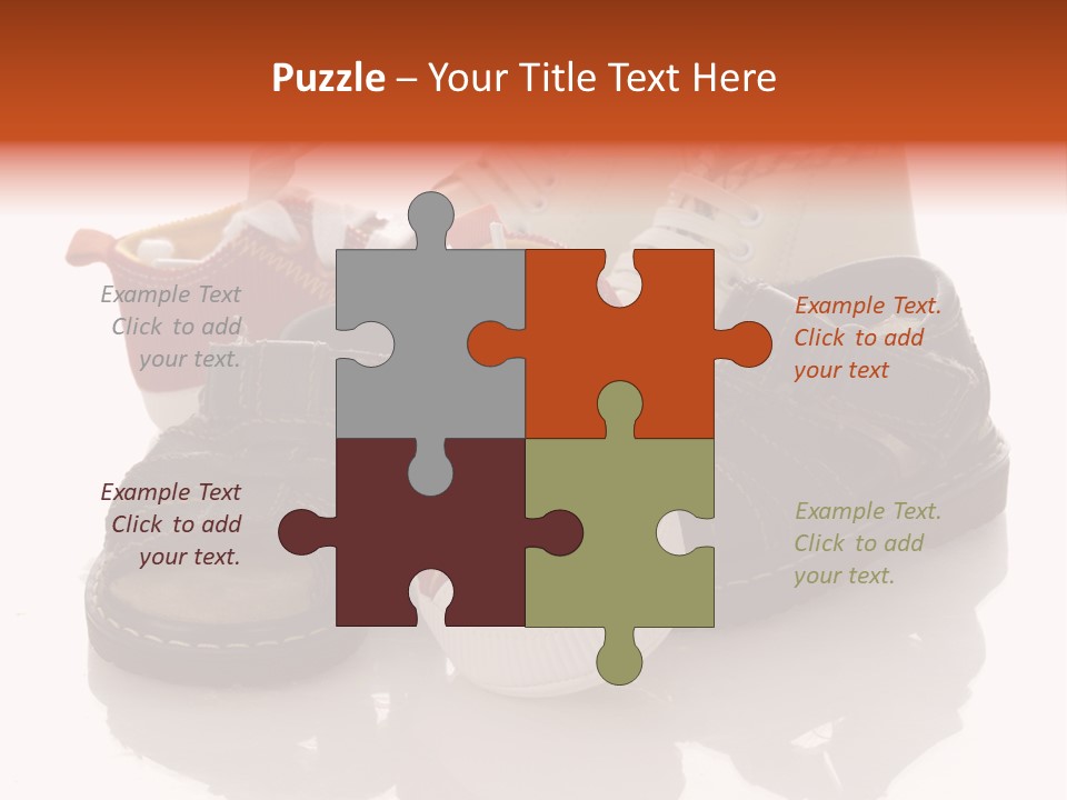 Sandals Accessories Pregnancy PowerPoint Template