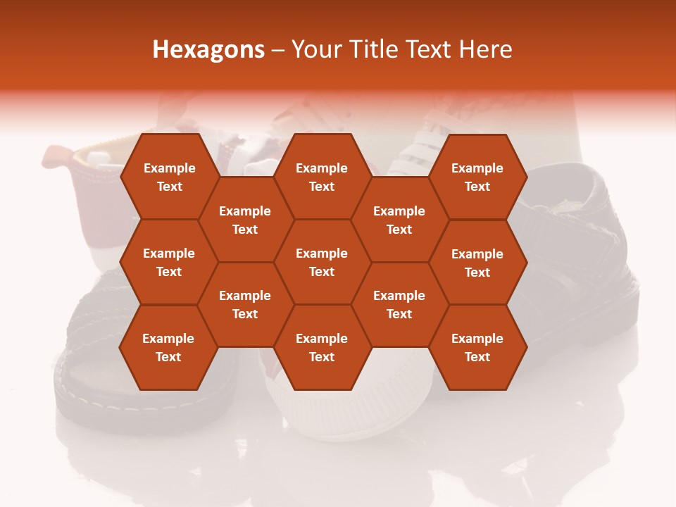 Sandals Accessories Pregnancy PowerPoint Template