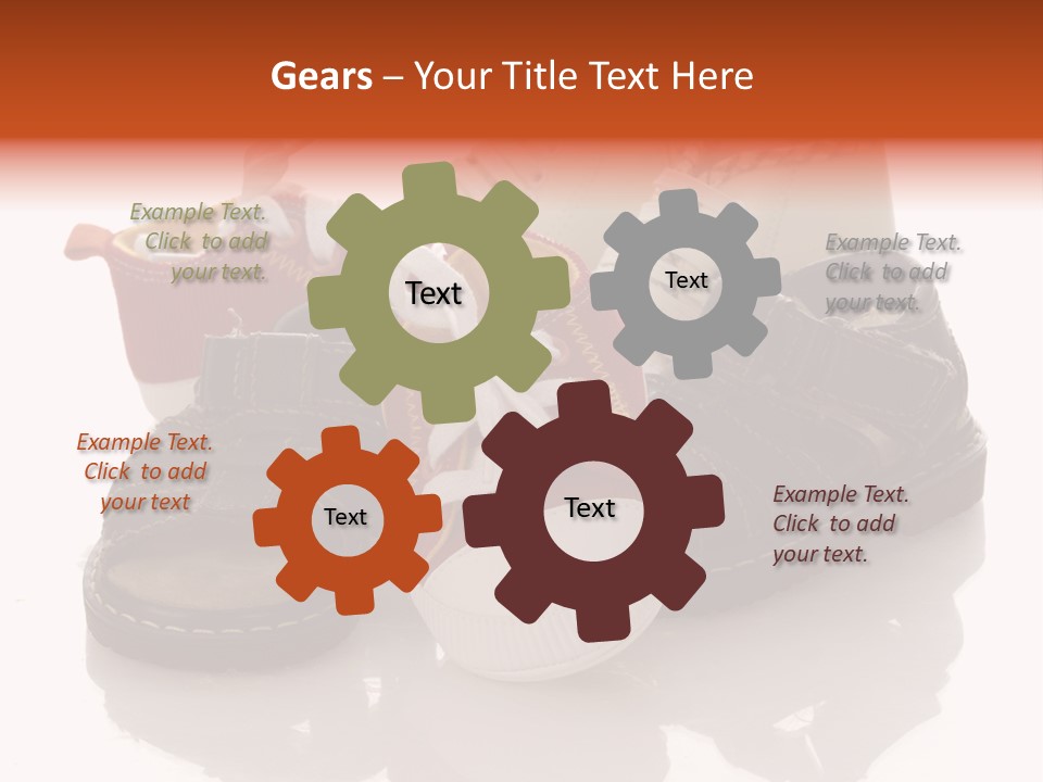 Sandals Accessories Pregnancy PowerPoint Template