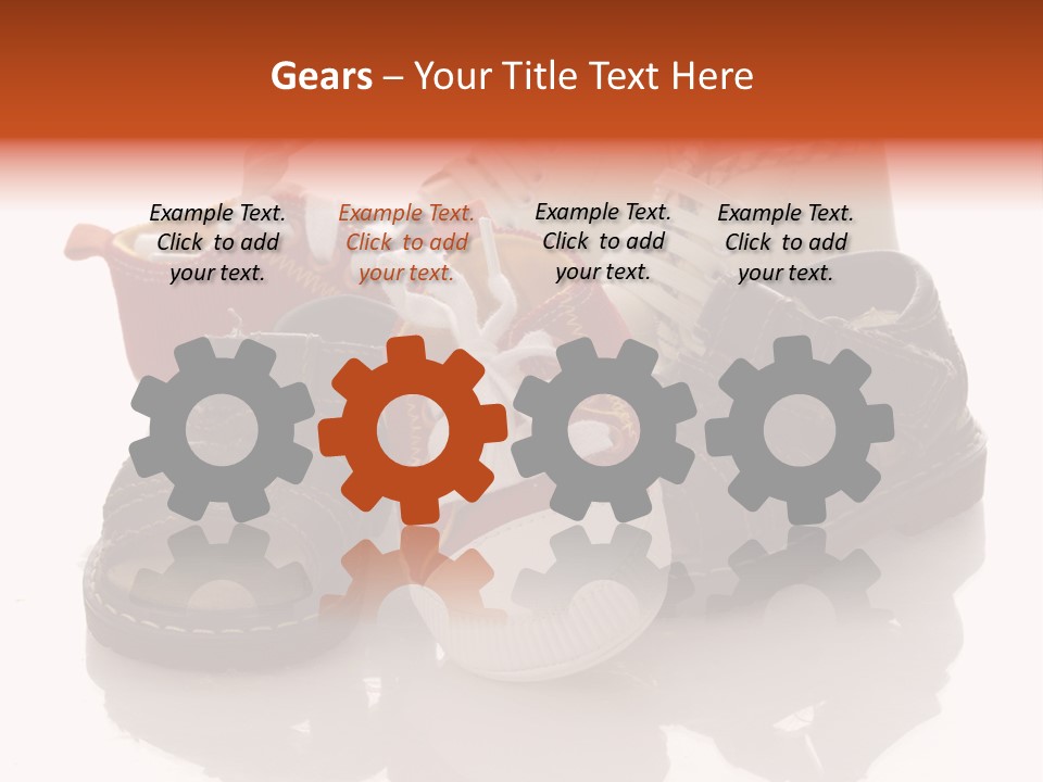 Sandals Accessories Pregnancy PowerPoint Template