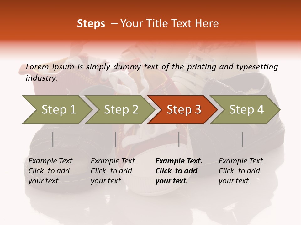 Sandals Accessories Pregnancy PowerPoint Template