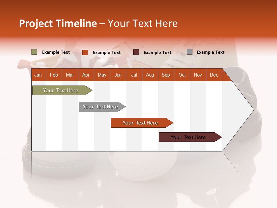 Sandals Accessories Pregnancy PowerPoint Template