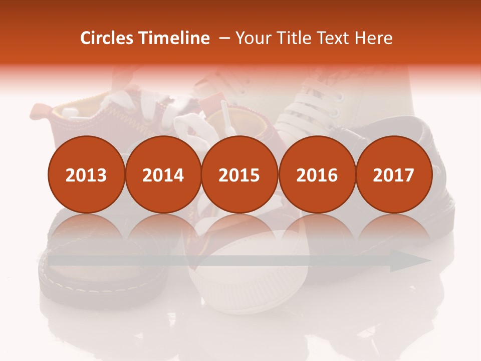 Sandals Accessories Pregnancy PowerPoint Template