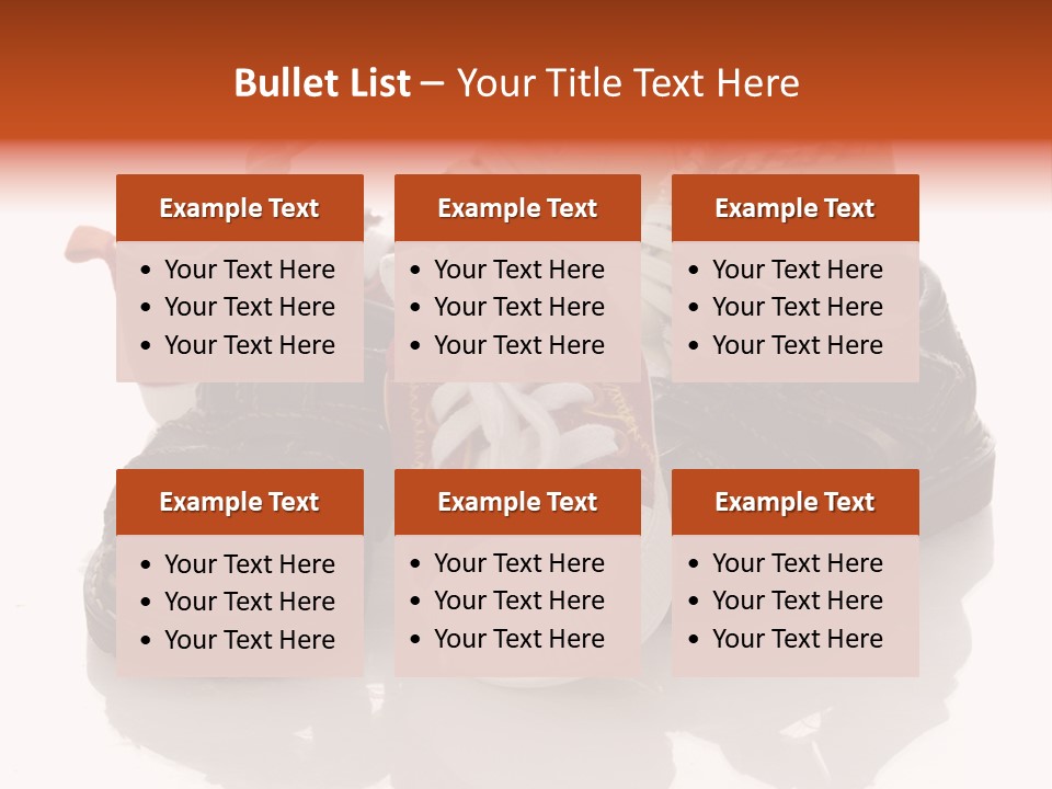 Sandals Accessories Pregnancy PowerPoint Template