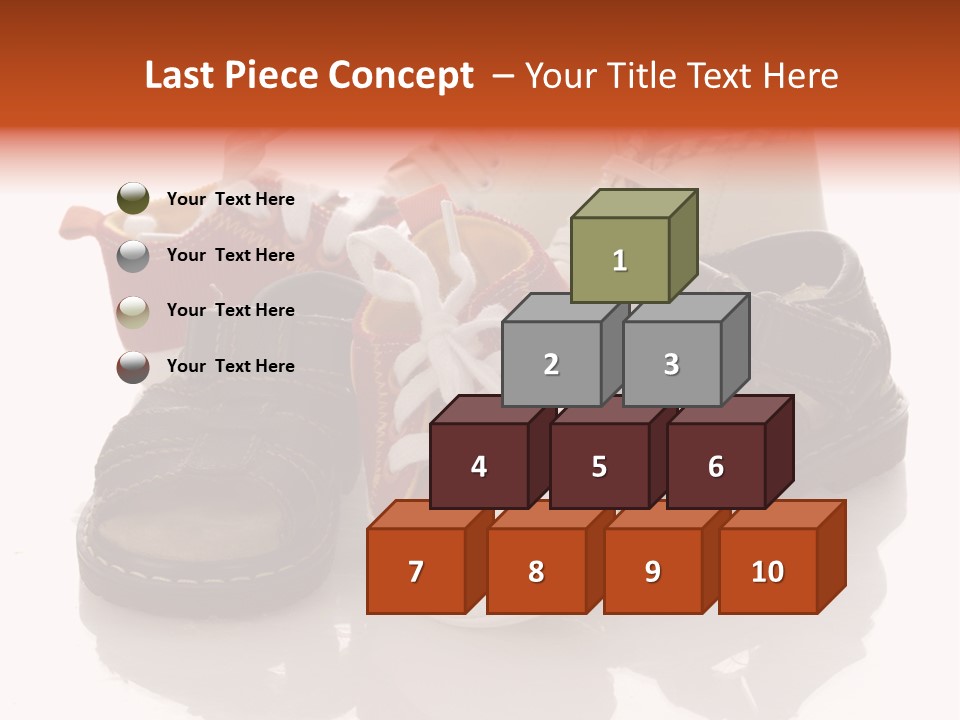 Sandals Accessories Pregnancy PowerPoint Template