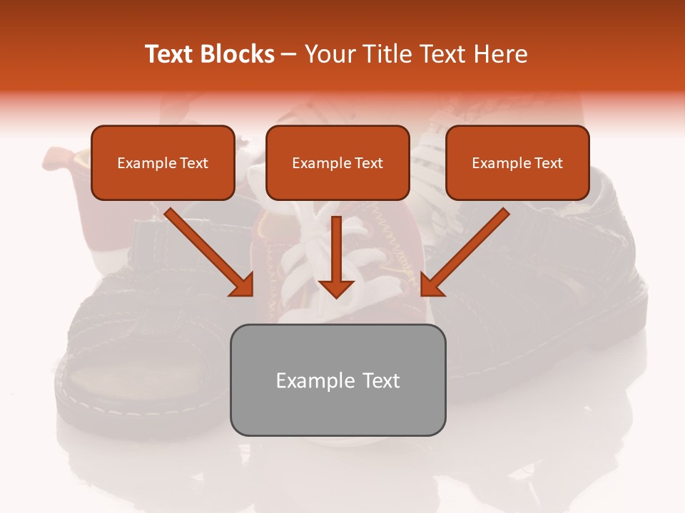 Sandals Accessories Pregnancy PowerPoint Template