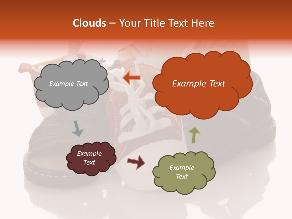 Sandals Accessories Pregnancy PowerPoint Template