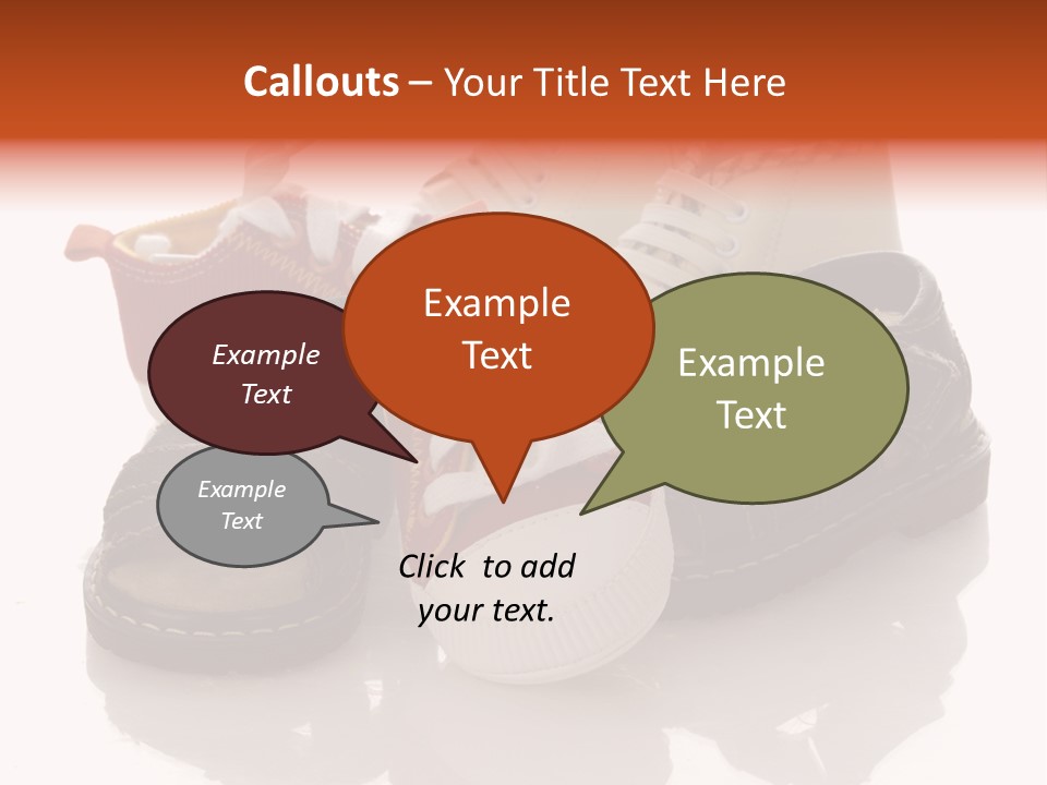 Sandals Accessories Pregnancy PowerPoint Template