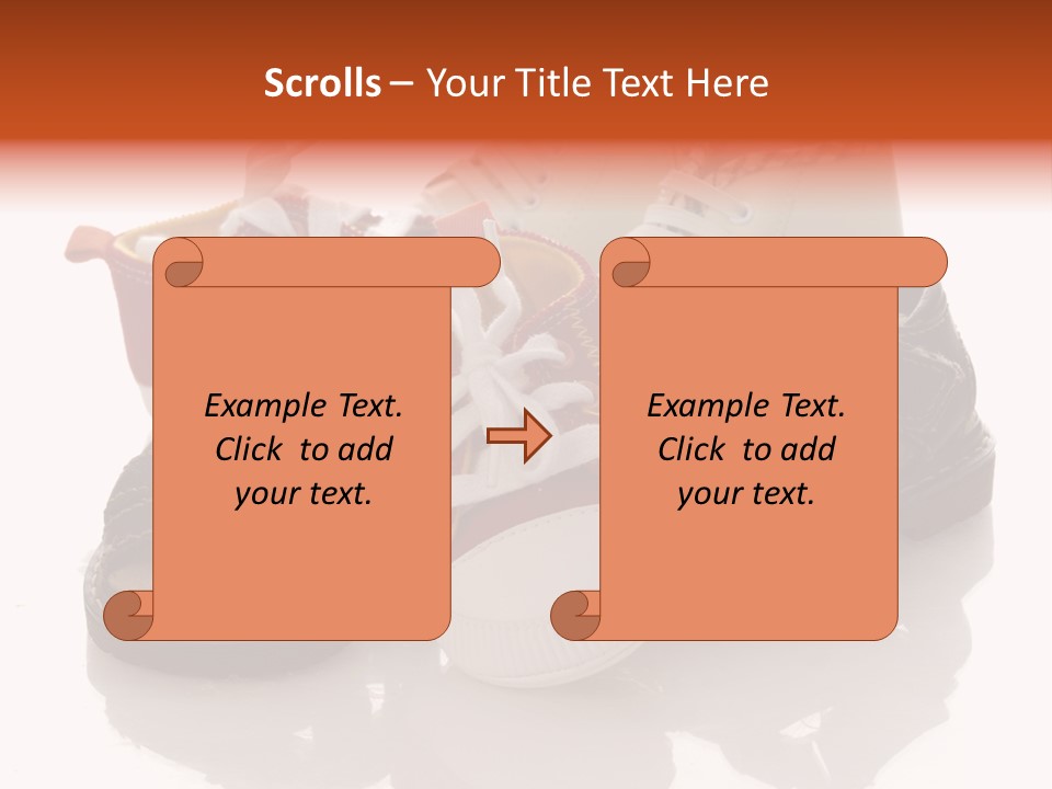 Sandals Accessories Pregnancy PowerPoint Template
