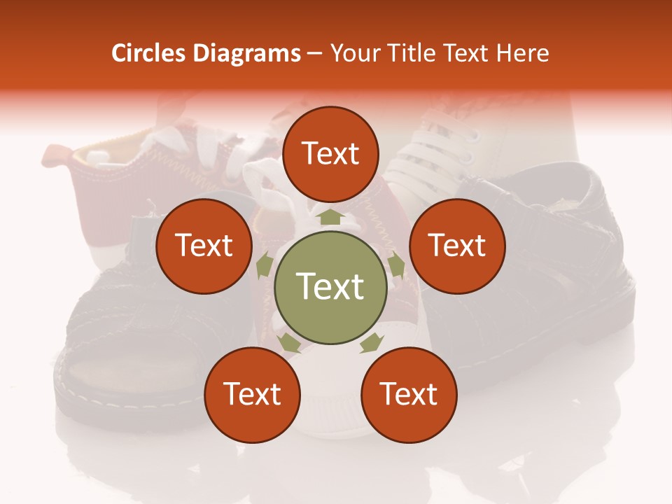 Sandals Accessories Pregnancy PowerPoint Template