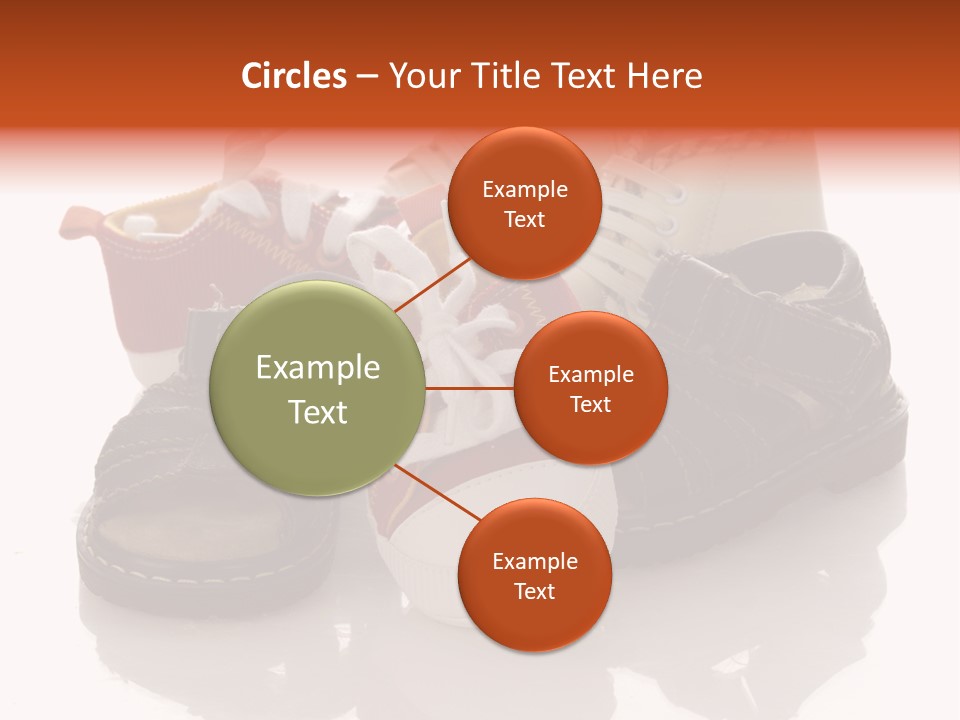 Sandals Accessories Pregnancy PowerPoint Template