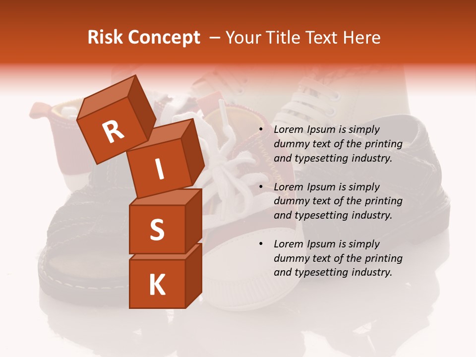 Sandals Accessories Pregnancy PowerPoint Template