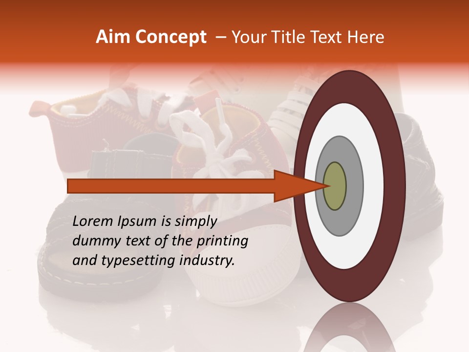 Sandals Accessories Pregnancy PowerPoint Template