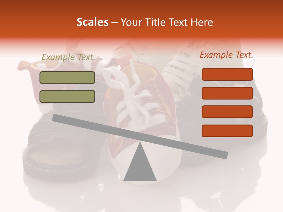 Sandals Accessories Pregnancy PowerPoint Template