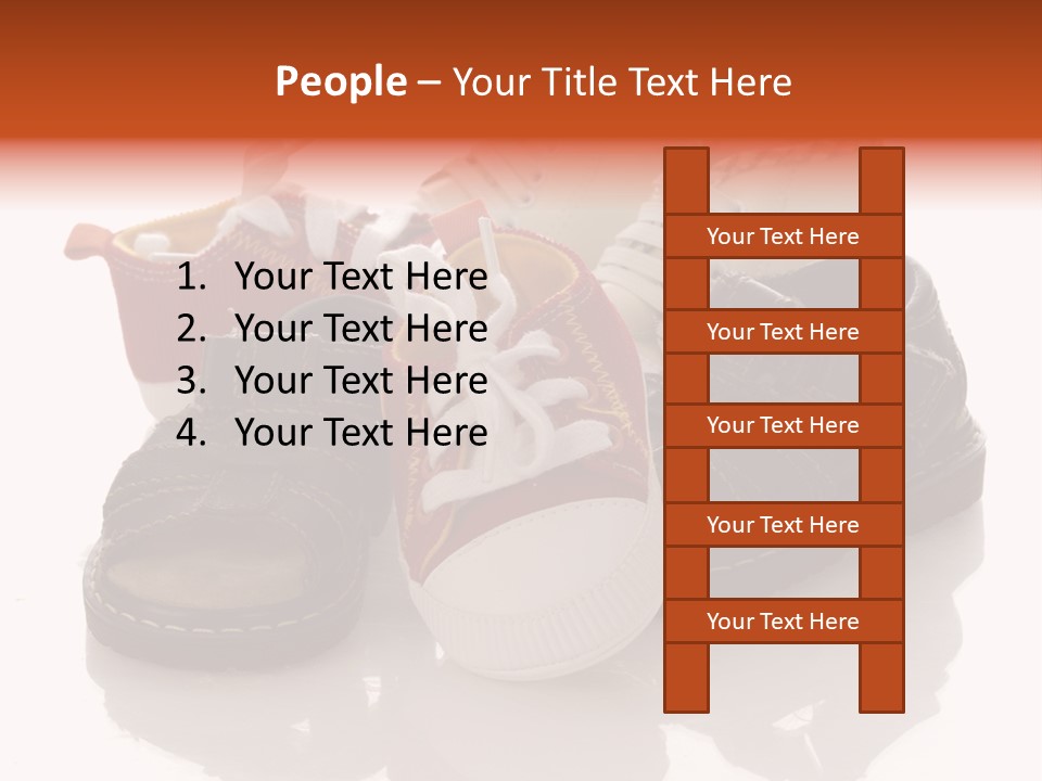 Sandals Accessories Pregnancy PowerPoint Template