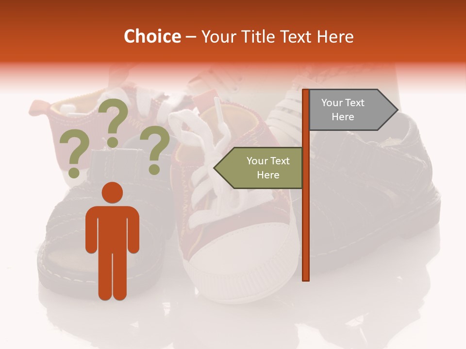 Sandals Accessories Pregnancy PowerPoint Template