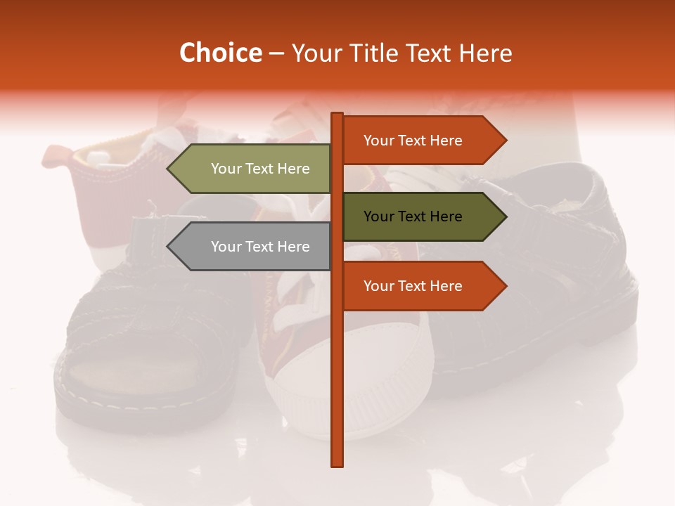 Sandals Accessories Pregnancy PowerPoint Template