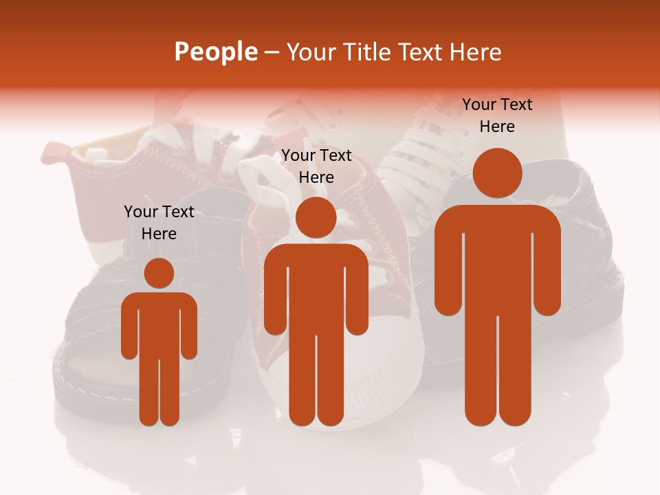 Sandals Accessories Pregnancy PowerPoint Template