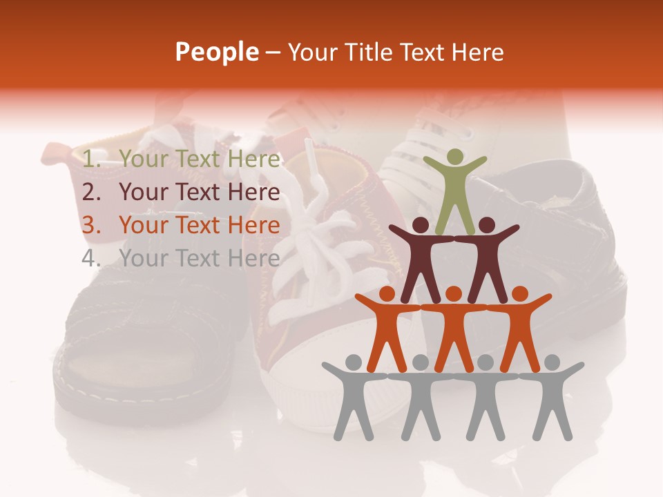 Sandals Accessories Pregnancy PowerPoint Template