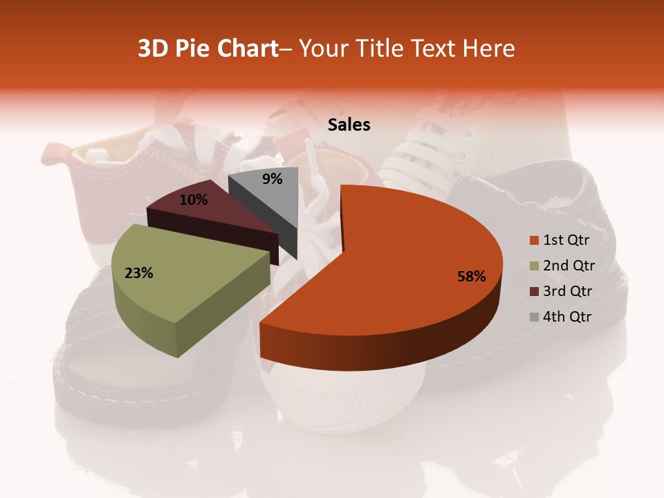 Sandals Accessories Pregnancy PowerPoint Template