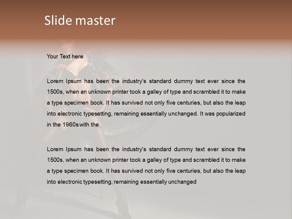 Hair Bikini Luxury PowerPoint Template