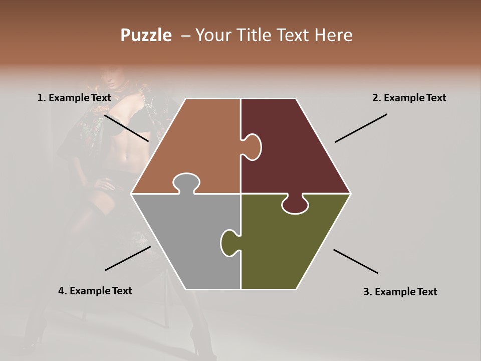 Hair Bikini Luxury PowerPoint Template