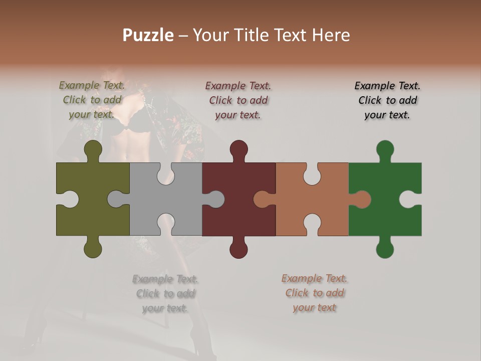 Hair Bikini Luxury PowerPoint Template