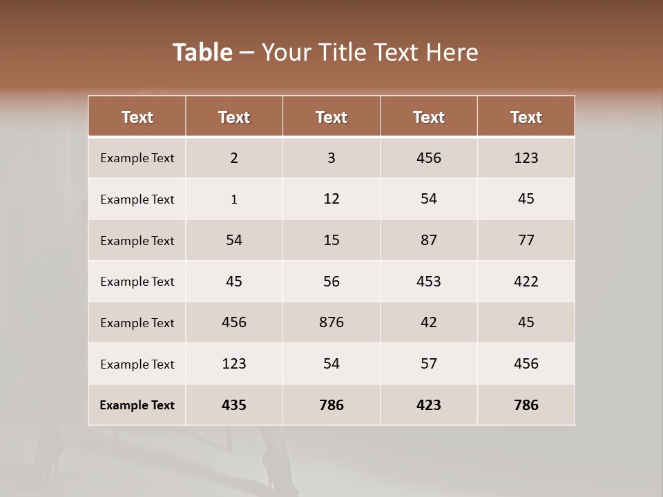 Hair Bikini Luxury PowerPoint Template