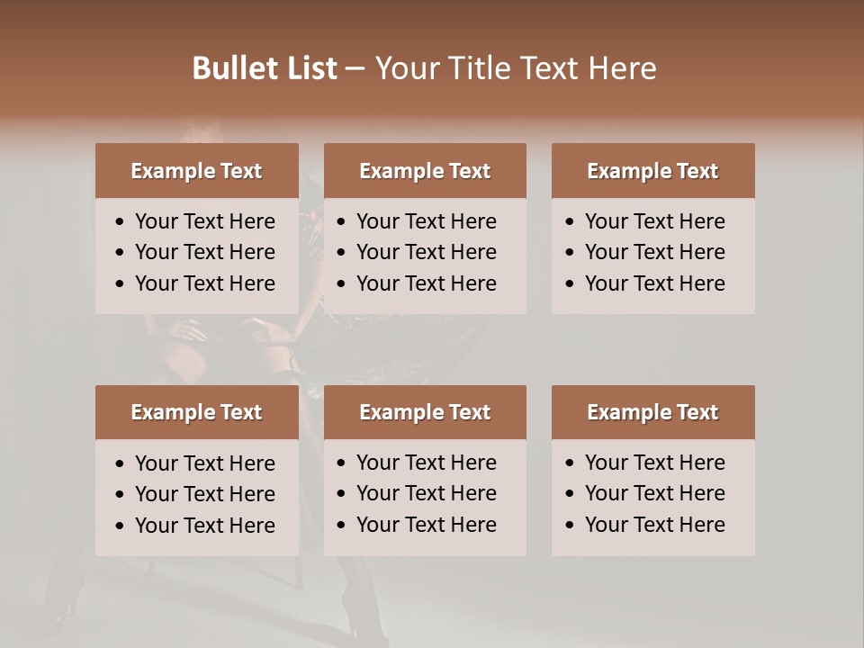 Hair Bikini Luxury PowerPoint Template