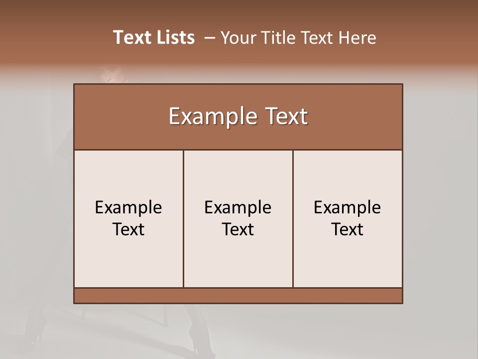 Hair Bikini Luxury PowerPoint Template