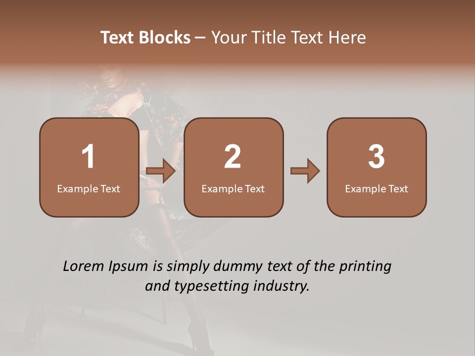 Hair Bikini Luxury PowerPoint Template