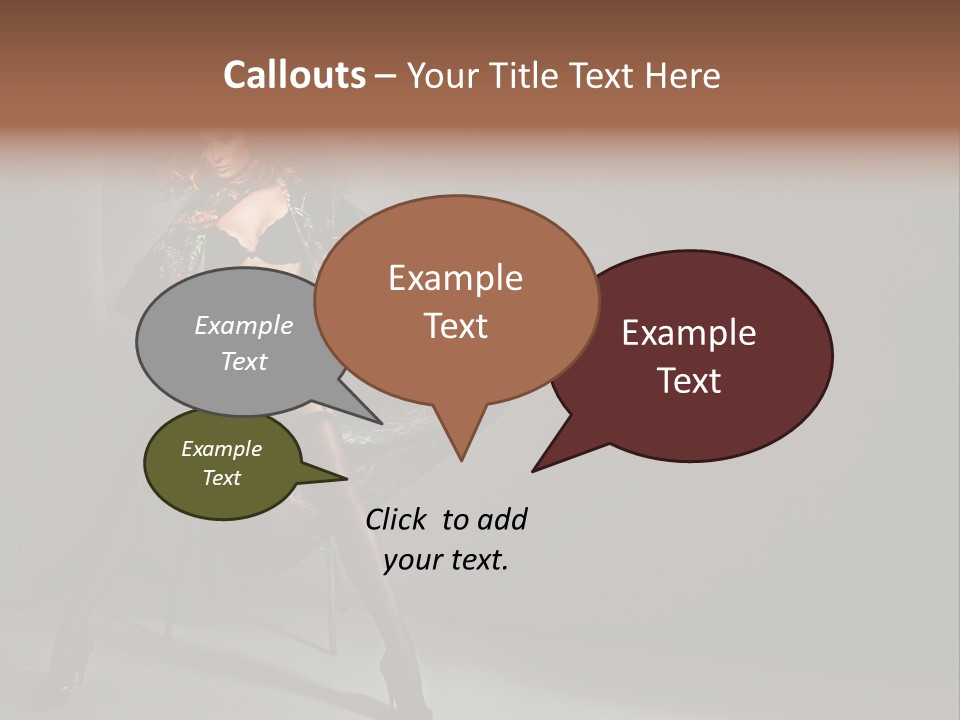 Hair Bikini Luxury PowerPoint Template