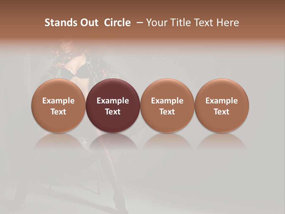 Hair Bikini Luxury PowerPoint Template