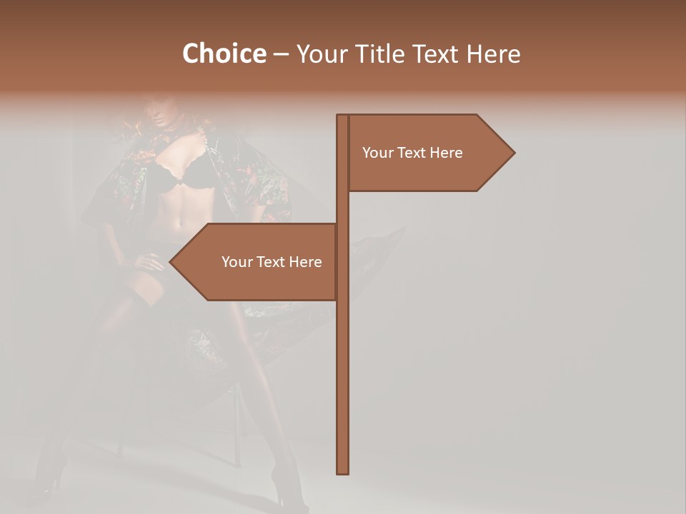 Hair Bikini Luxury PowerPoint Template