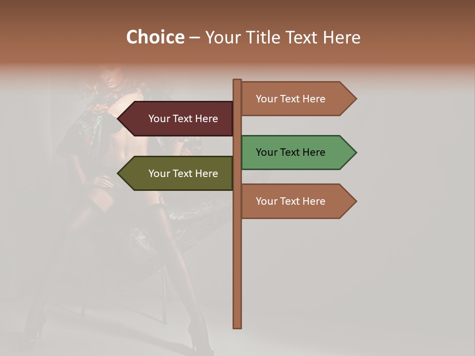 Hair Bikini Luxury PowerPoint Template