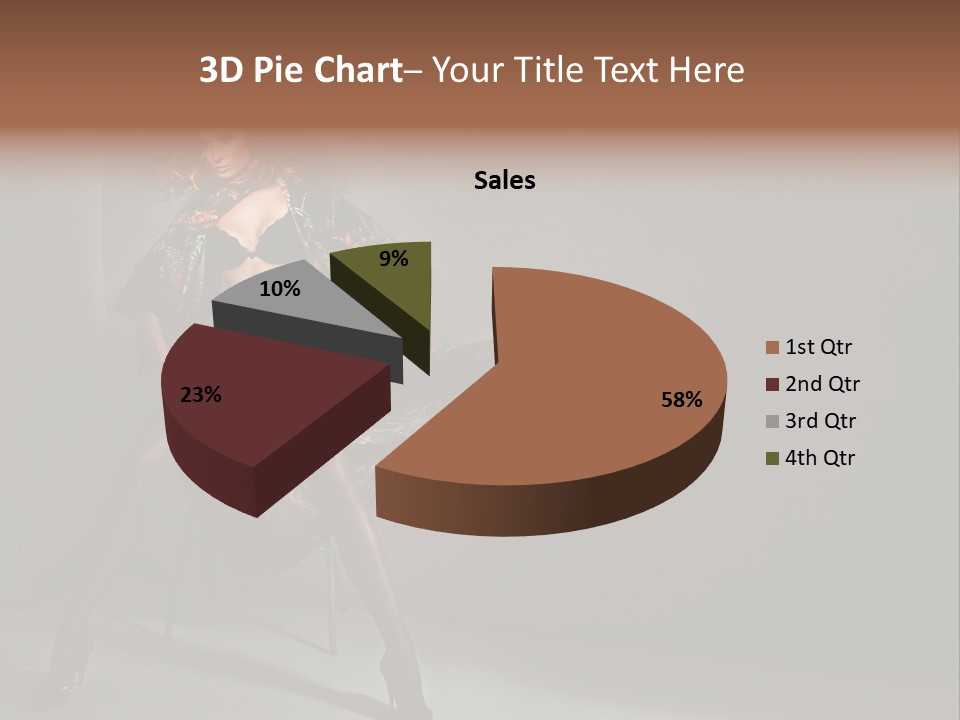 Hair Bikini Luxury PowerPoint Template