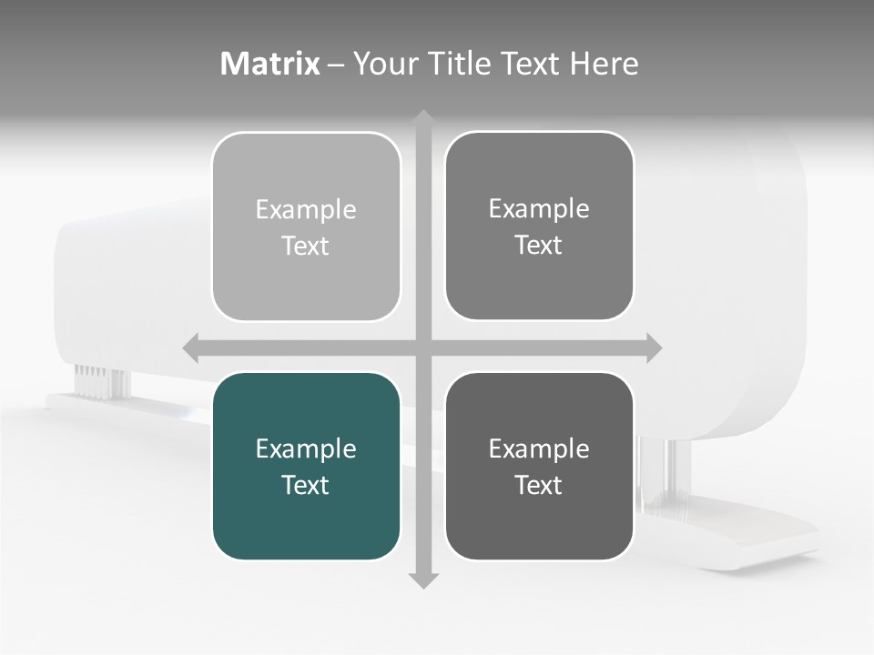 White Blank Commercial PowerPoint Template