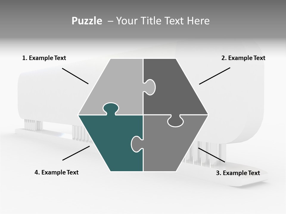 White Blank Commercial PowerPoint Template