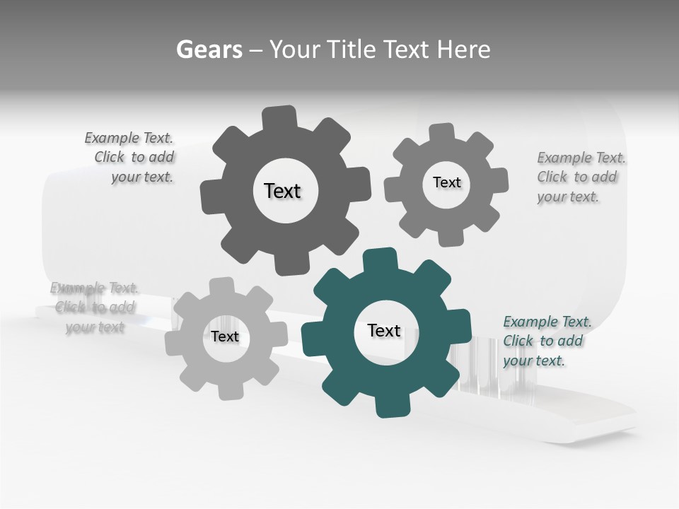 White Blank Commercial PowerPoint Template