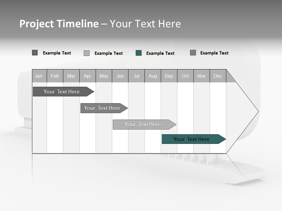White Blank Commercial PowerPoint Template