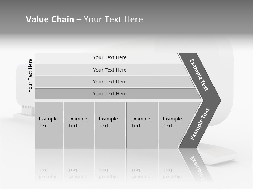 White Blank Commercial PowerPoint Template